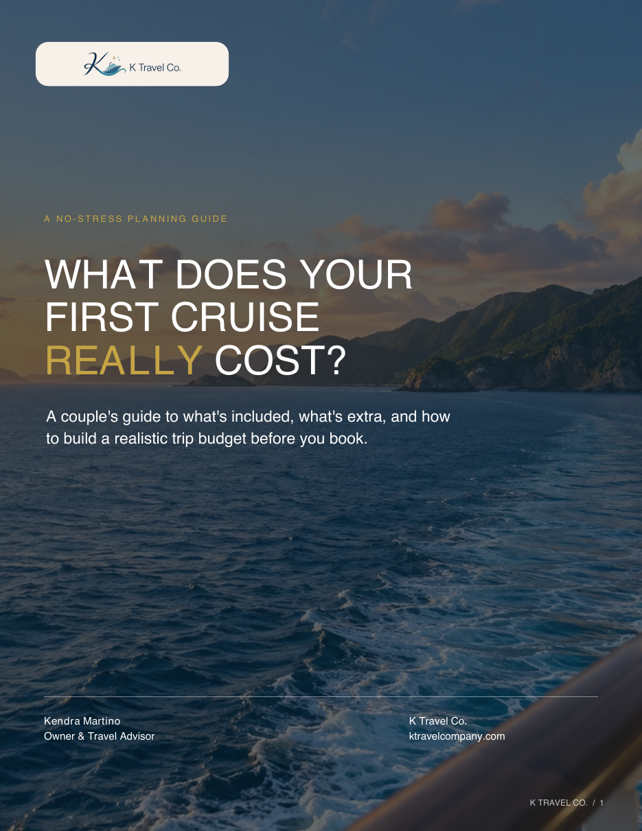 Cover of the K Travel Co. First Cruise Fare Decoder guide